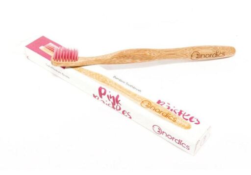 Bamboo Toothbrush - Pink